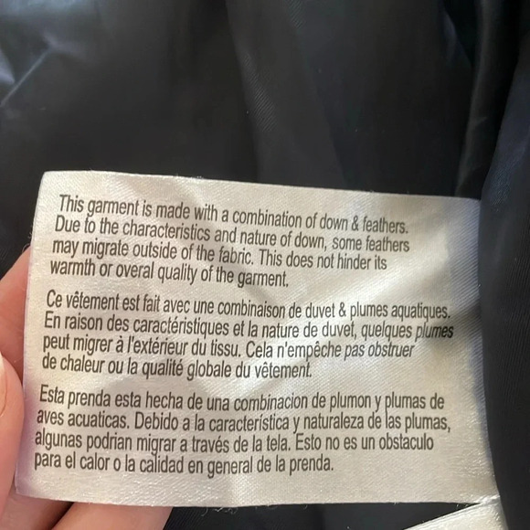 Michael Kors Longline Belted Puffer Coat Women’s XXS Navy Faux-Fur-Trim Jacket - Picture 4 of 16